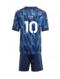Billige Arsenal Eberechi Eze #10 Bortedraktsett Barn 2025-26 Kortermet (+ Korte bukser)